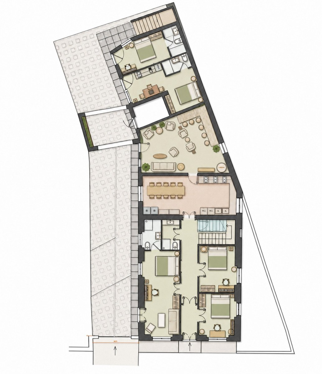 Vila Anadia overall property plan
