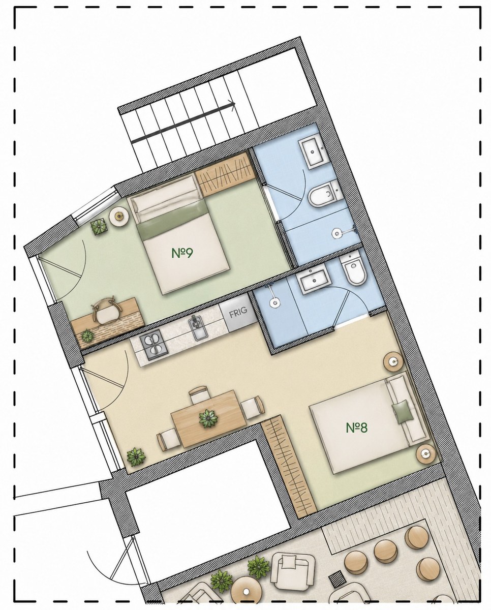 T0 studio + Suite plan